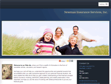 Tablet Screenshot of newmaninsurance.org